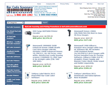 Tablet Screenshot of barcodescannersdiscount.com